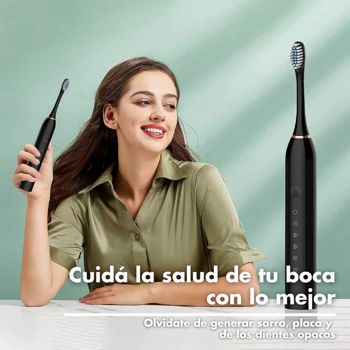 Cepillo Eléctrico + 3 cabezales  🪥